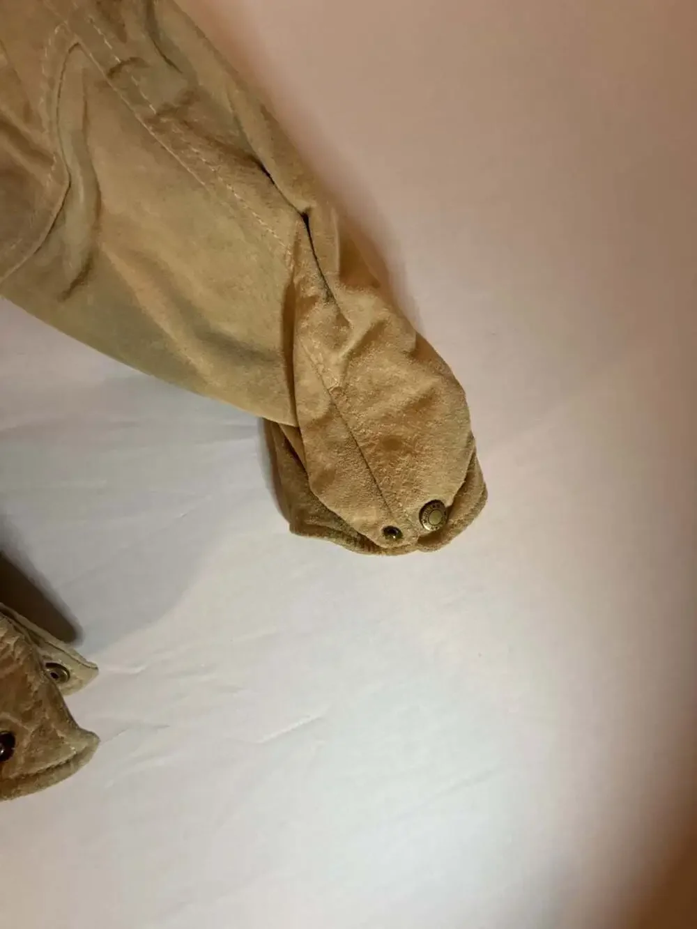 Wilsons Leather Tan Suede Bomber Jacket XL